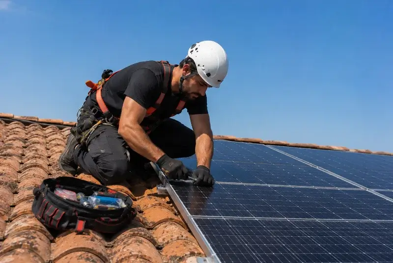 Maintenance et monitoring de panneaux solaires à Villard